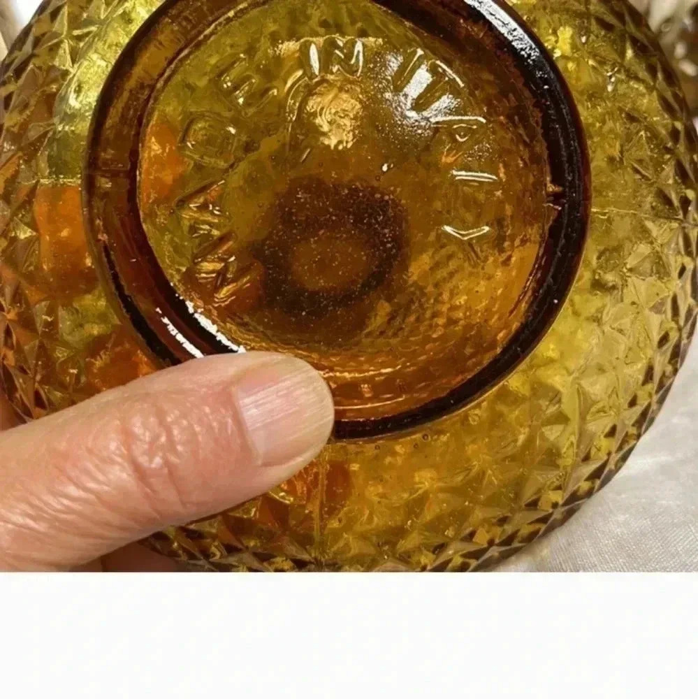 Vintage Empoli made in Italy. Authentic Italian glass Barware..A must!